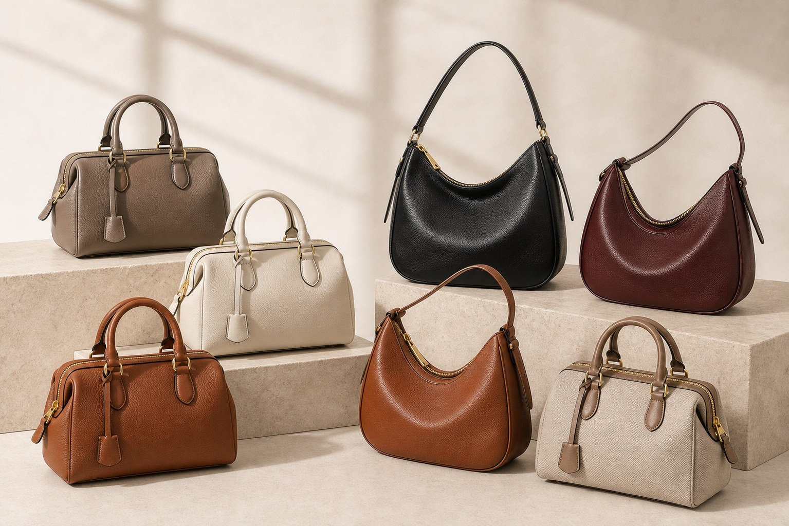 Doctor style and hobo handbags