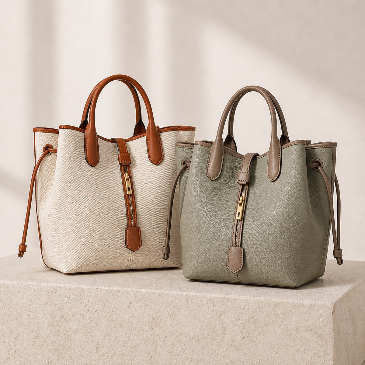 Simple Bucket Tote Set